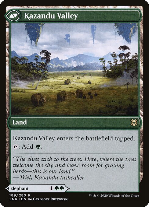 Kazandu Valley (verso)