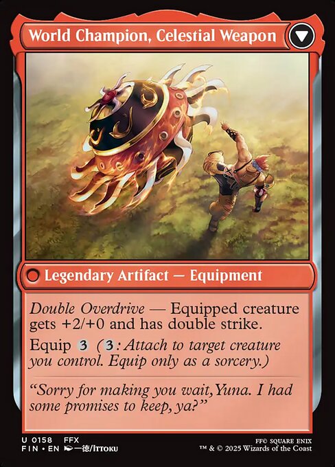 World Champion, Celestial Weapon (verso)
