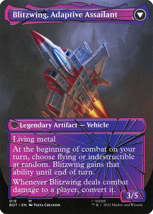 Blitzwing, Adaptive Assailant (verso)