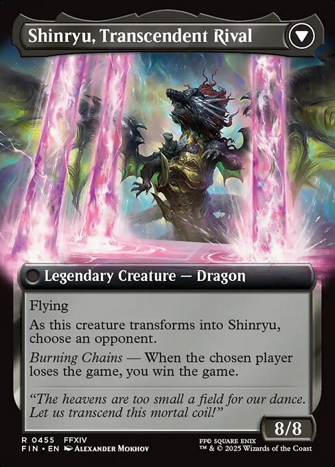 Shinryu, Transcendent Rival (verso)