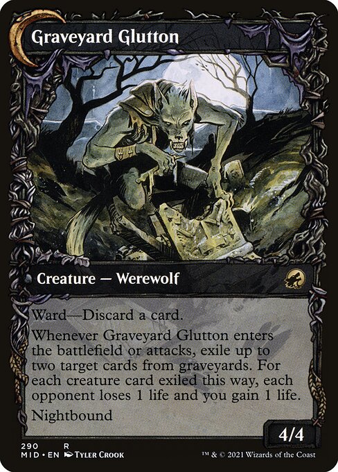 Graveyard Glutton (verso)