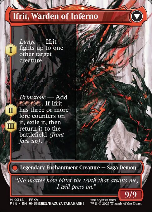 Ifrit, Warden of Inferno (verso)
