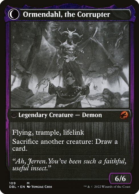 Ormendahl, the Corrupter (verso)