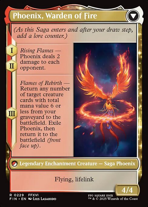 Phoenix, Warden of Fire (verso)