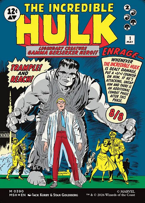The Incredible Hulk (verso)