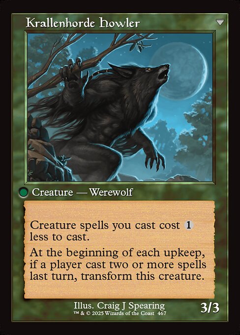 Krallenhorde Howler (verso)