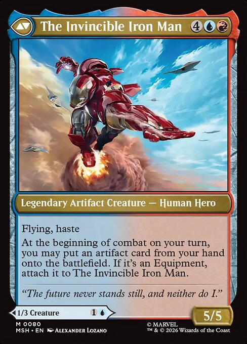The Invincible Iron Man (verso)