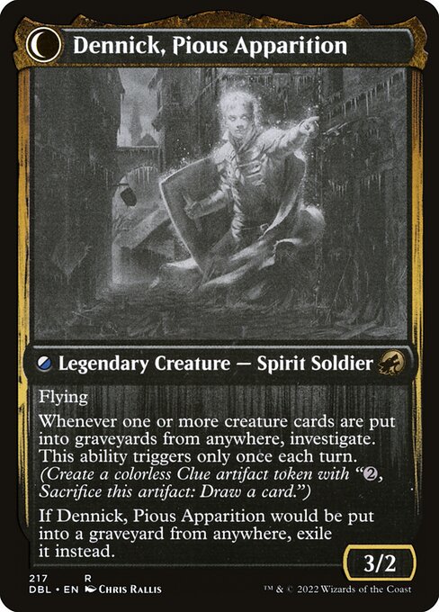 Dennick, Pious Apparition (verso)