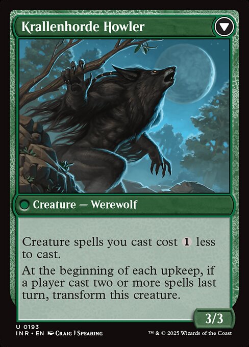 Krallenhorde Howler (verso)