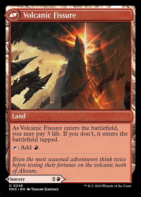 Volcanic Fissure (verso)