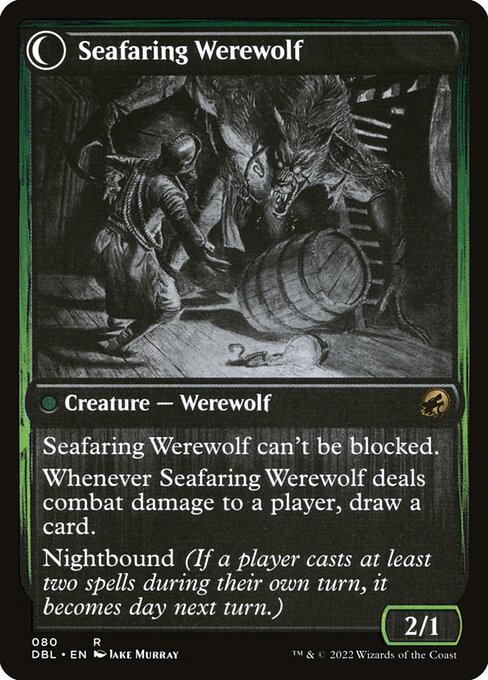 Seafaring Werewolf (verso)