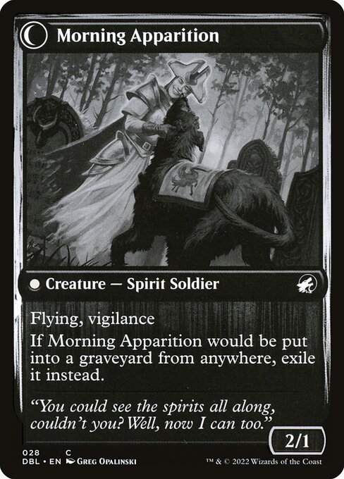 Morning Apparition (verso)