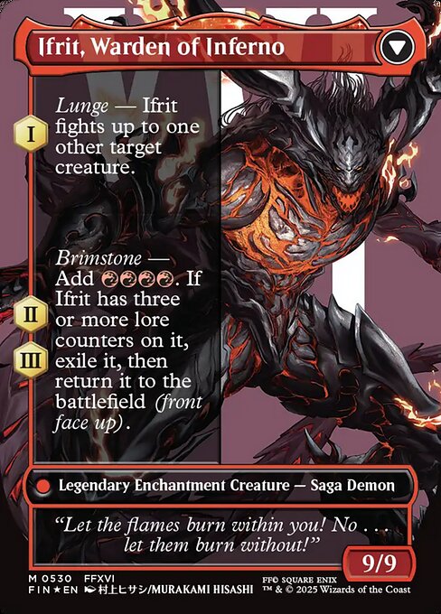 Ifrit, Warden of Inferno (verso)