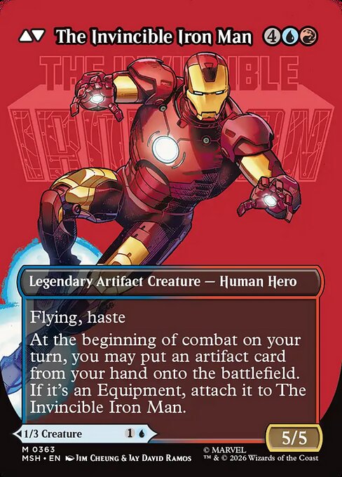 The Invincible Iron Man (verso)