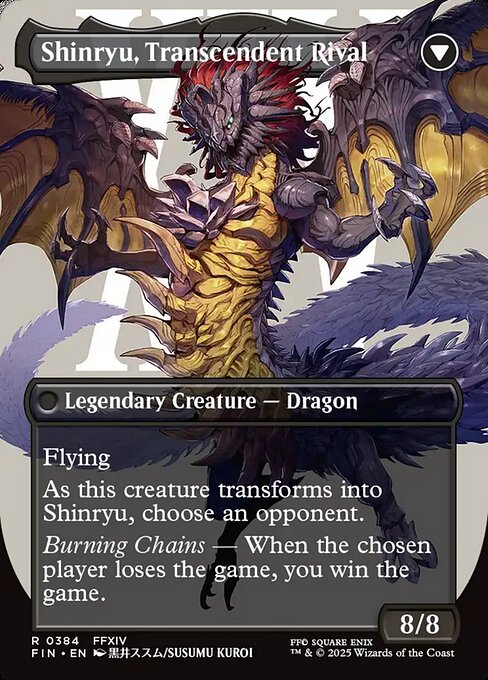Shinryu, Transcendent Rival (verso)