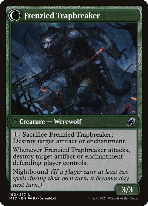 Frenzied Trapbreaker (verso)