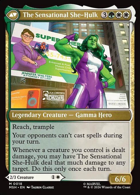 The Sensational She-Hulk (verso)