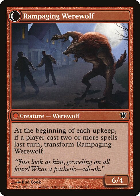 Rampaging Werewolf (verso)