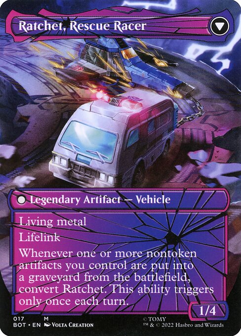 Ratchet, Rescue Racer (verso)