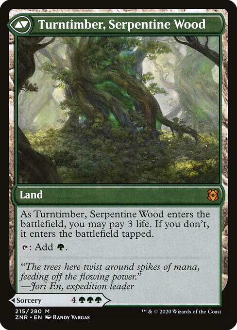 Turntimber, Serpentine Wood (verso)