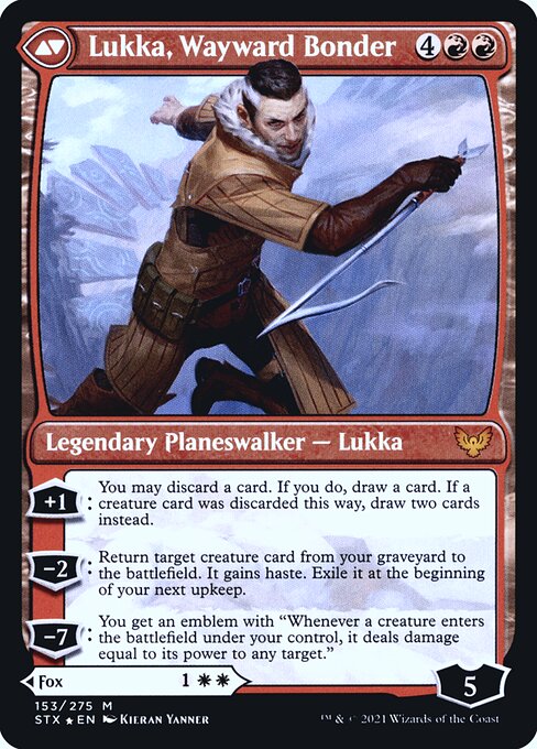 Lukka, Wayward Bonder (verso)