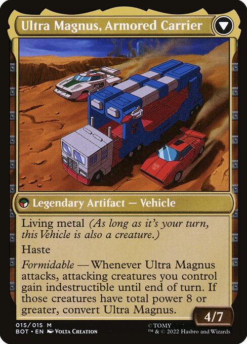 Ultra Magnus, Armored Carrier (verso)