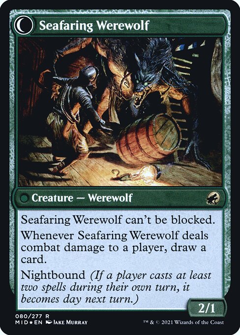 Seafaring Werewolf (verso)