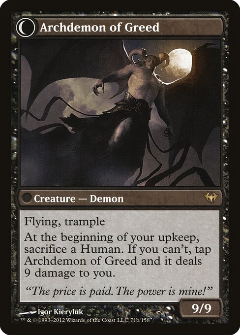 Archdemon of Greed (verso)