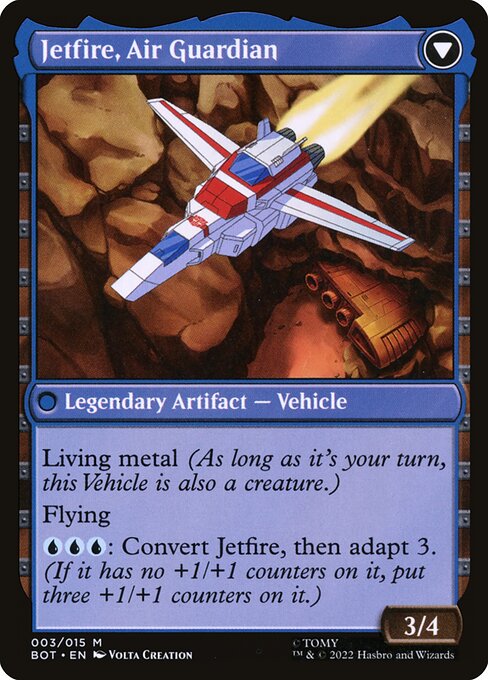 Jetfire, Air Guardian (verso)