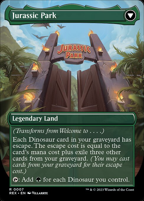 Jurassic Park (verso)