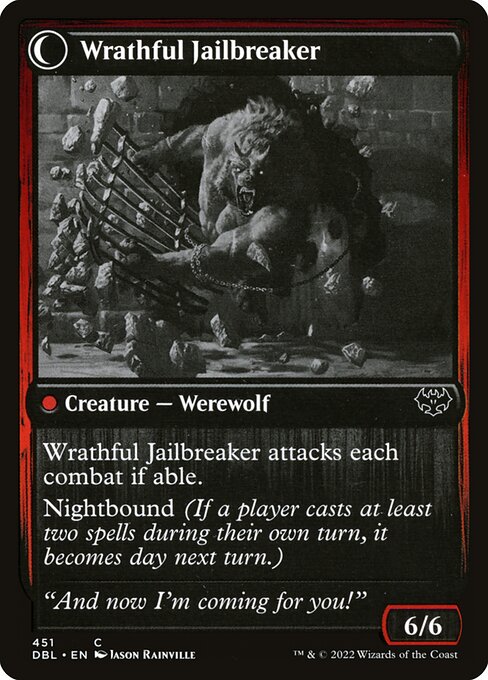 Wrathful Jailbreaker (verso)