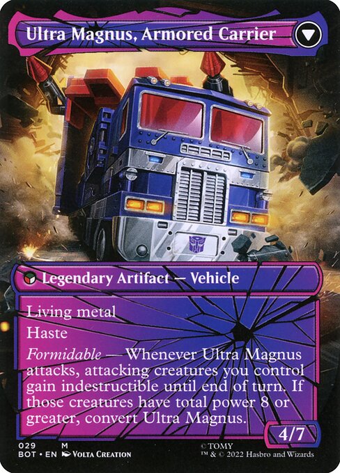 Ultra Magnus, Armored Carrier (verso)
