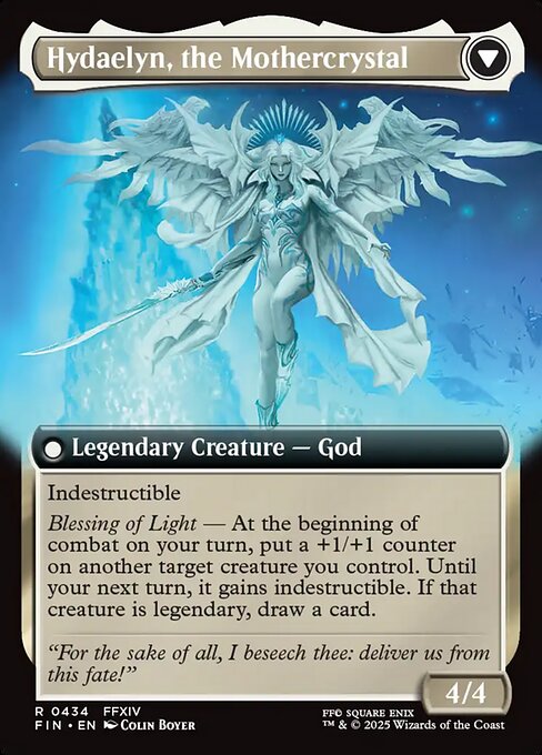 Hydaelyn, the Mothercrystal (verso)