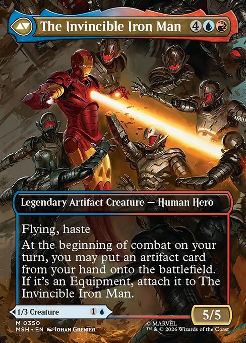 The Invincible Iron Man (verso)