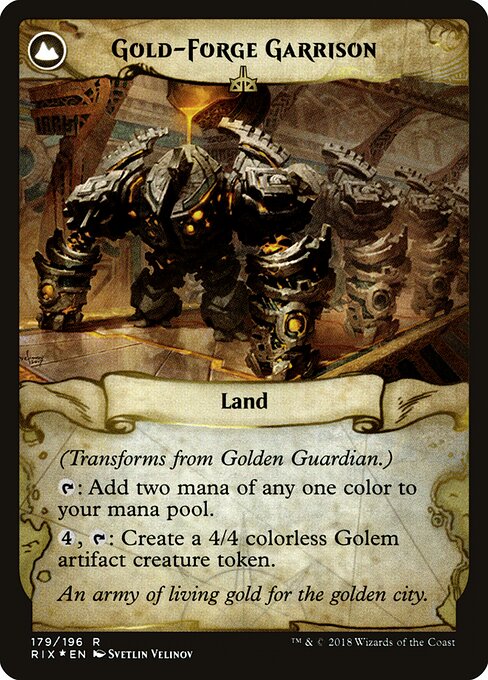 Gold-Forge Garrison (verso)