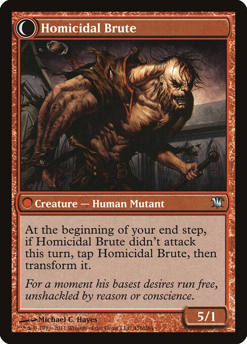Homicidal Brute (verso)