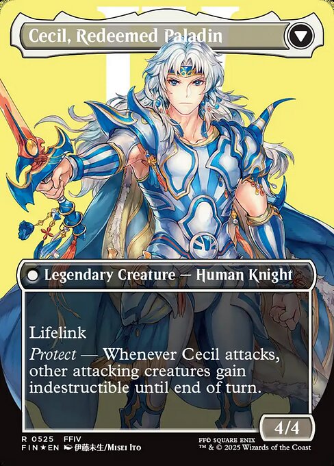 Cecil, Redeemed Paladin (verso)