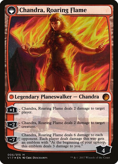 Chandra, Roaring Flame (verso)