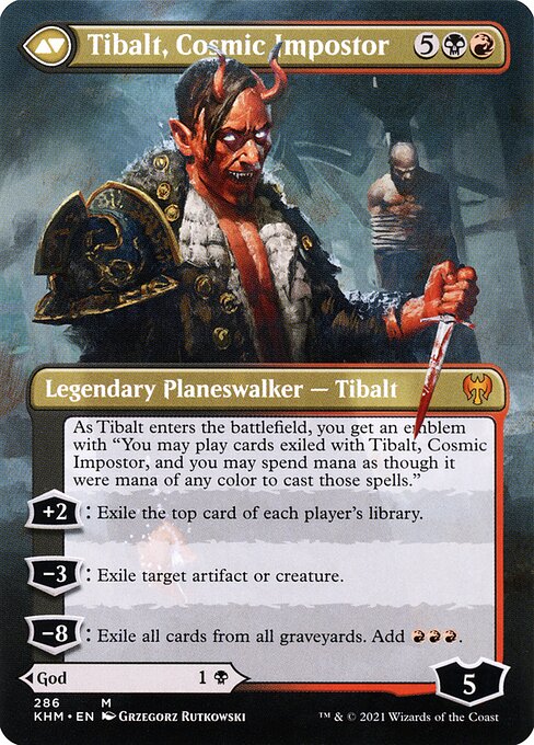 Tibalt, Cosmic Impostor (verso)