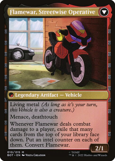 Flamewar, Streetwise Operative (verso)