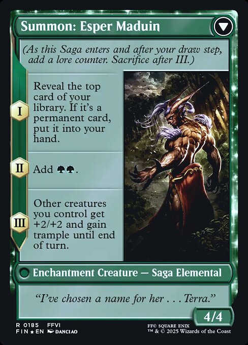 Summon: Esper Maduin (verso)
