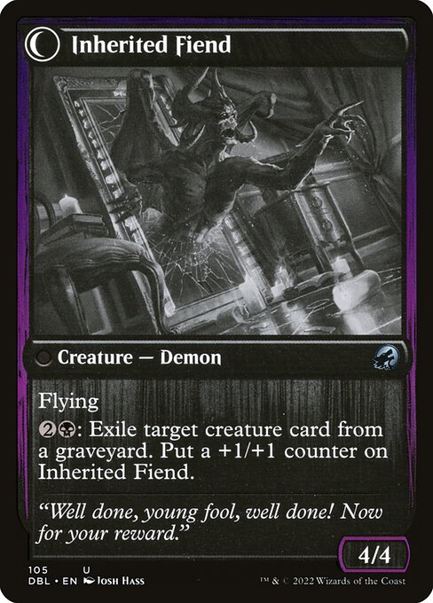 Inherited Fiend (verso)