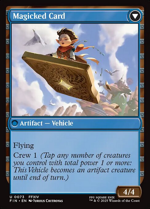 Magicked Card (verso)