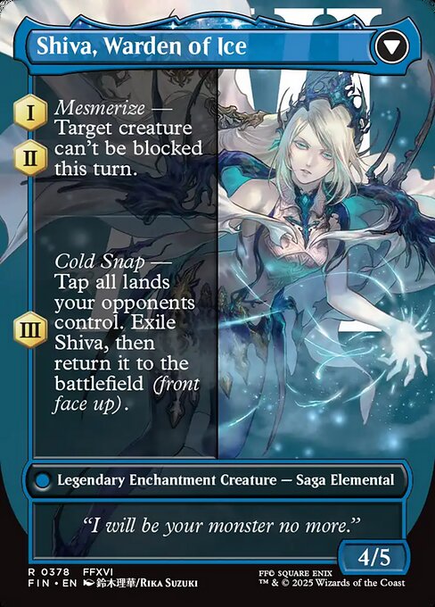 Shiva, Warden of Ice (verso)