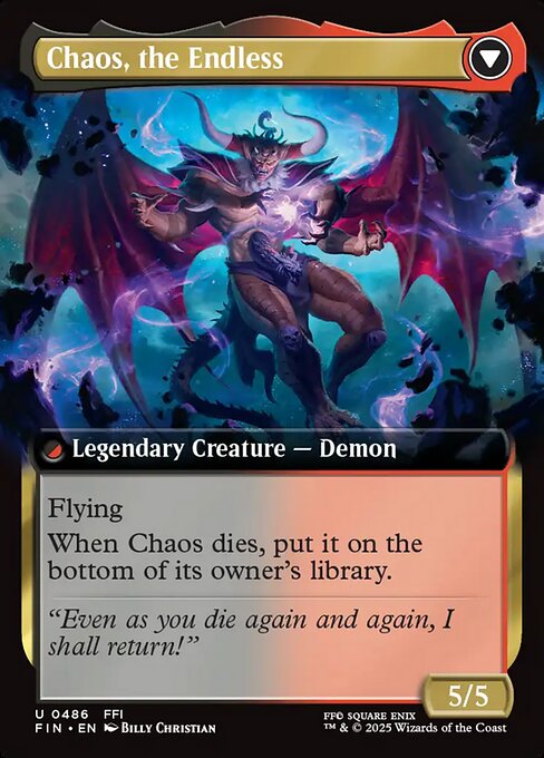 Chaos, the Endless (verso)