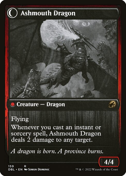 Ashmouth Dragon (verso)