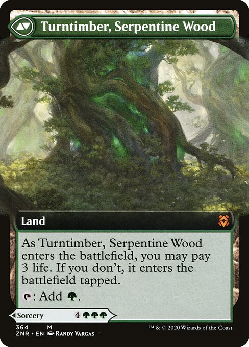 Turntimber, Serpentine Wood (verso)