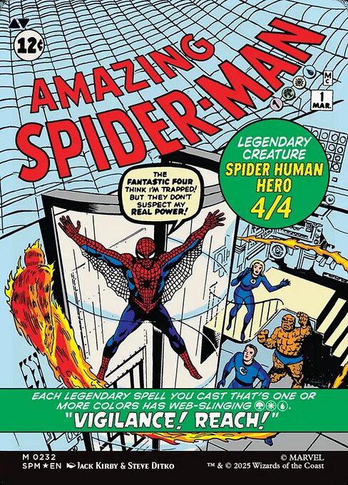 Amazing Spider-Man (verso)