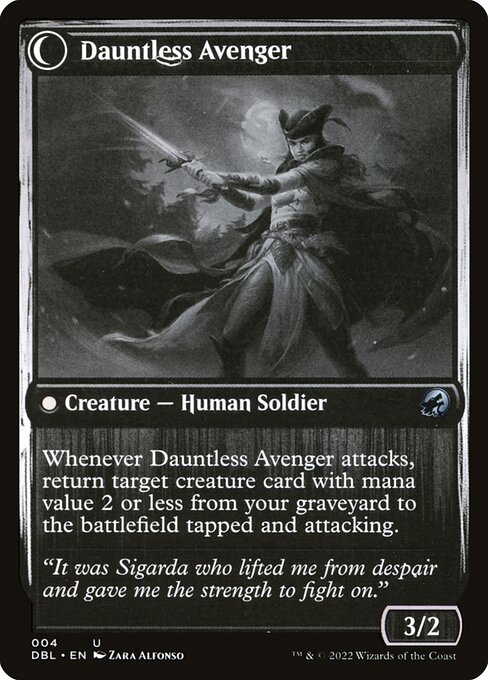 Dauntless Avenger (verso)
