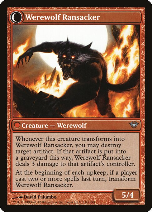 Werewolf Ransacker (verso)